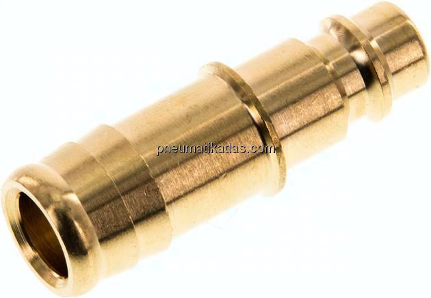 Kupplungsstecker (NW7,2) 13 ( 1/2")mm Schlauch, hMessing