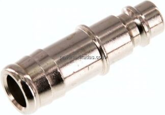 Kupplungsstecker (NW7,2) 13 (1/2")mm Schlauch, Messing vernickelt