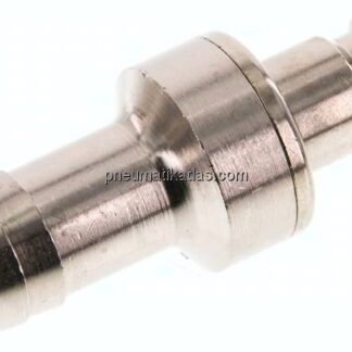Kupplungsstecker (NW7,2) 13 (1/2")mm Schlauch, Messing vernickelt