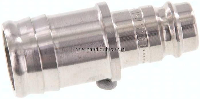 Kupplungsstecker (NW10) 19 (3/4")mm Schlauch, 1.4404