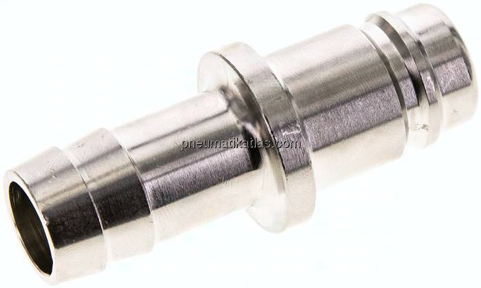Kupplungsstecker (NW15) 19 (3/4")mm Schlauch, Messing vernickelt