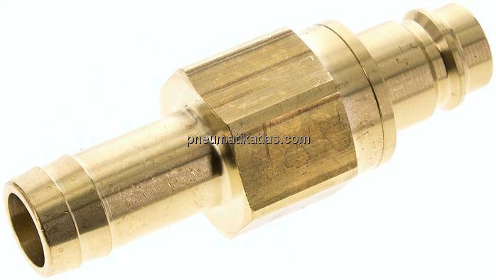 Kupplungsstecker (NW19) 25 (1")mm Schlauch, Messing