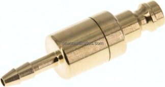 Kupplungsstecker (NW5) 4mm Schlauch, Messing