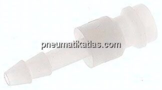 Kupplungsstecker (NW5) 4mm Schlauch, PVDF