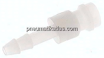 Kupplungsstecker (NW5) 4mm Schlauch, PVDF
