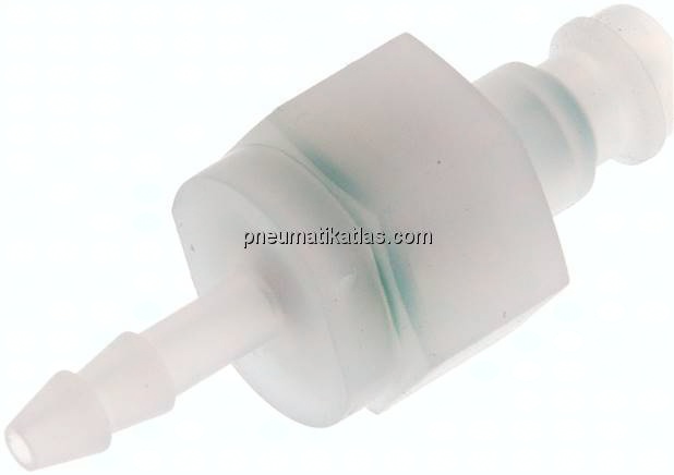 Kupplungsstecker (NW5) 4mm Schlauch, PVDF
