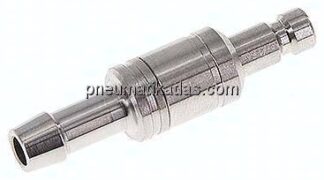 Kupplungsstecker (NW2,7) 5mm Schlauch, 1.4404