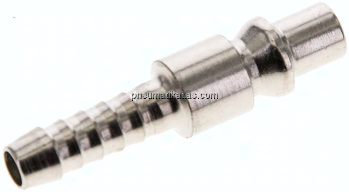 Kupplungsstecker (ARO/ORION) 6 (1/4")mm Schlauch, Stahl gehärtet & vernickelt