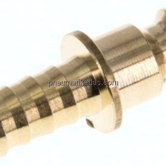 Kupplungsstecker (NW5) 6 (1/4")mm Schlauch, Messing