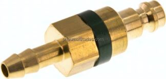 Kupplungsstecker (NW5) 6 (1/4")mm Schlauch, Messing