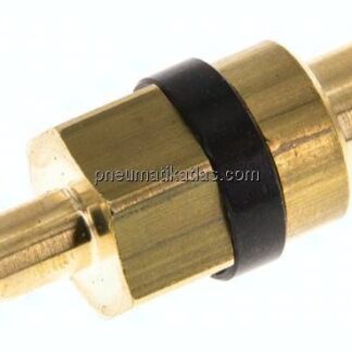 Kupplungsstecker (NW5) 6 (1/4")mm Schlauch, Messing