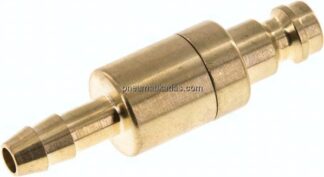 Kupplungsstecker (NW5) 6 (1/4")mm Schlauch, Messing