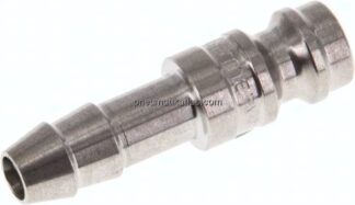 Kupplungsstecker (NW5) 6 (1/4")mm Schlauch, Edelstahl