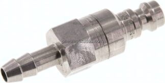 Kupplungsstecker (NW5) 6 (1/4")mm Schlauch, Edelstahl