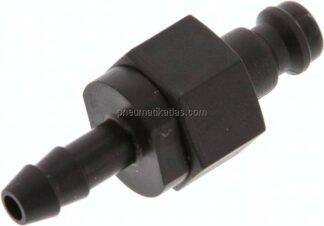Kupplungsstecker (NW5) 6 (1/4")mm Schlauch, POM