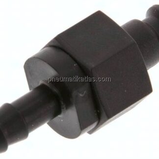 Kupplungsstecker (NW5) 6 (1/4")mm Schlauch, POM