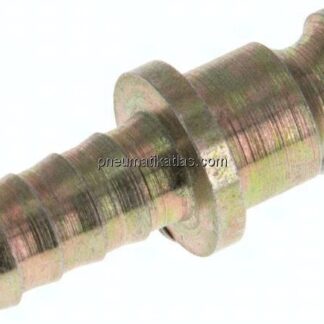 Kupplungsstecker (NW5) 6 (1/4")mm Schlauch, Stahl verzinkt