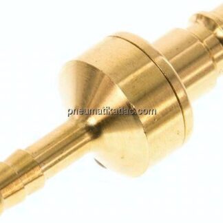 Kupplungsstecker (NW7,2) 6 (1/4")mm Schlauch, Messing