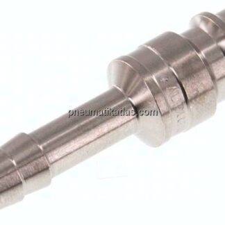 Kupplungsstecker (NW7,2) 6 (1/4")mm Schlauch, Edelstahl