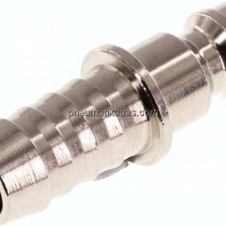 Kupplungsstecker (NW5) 8 (5/16")mm Schlauch, Messing vernickelt