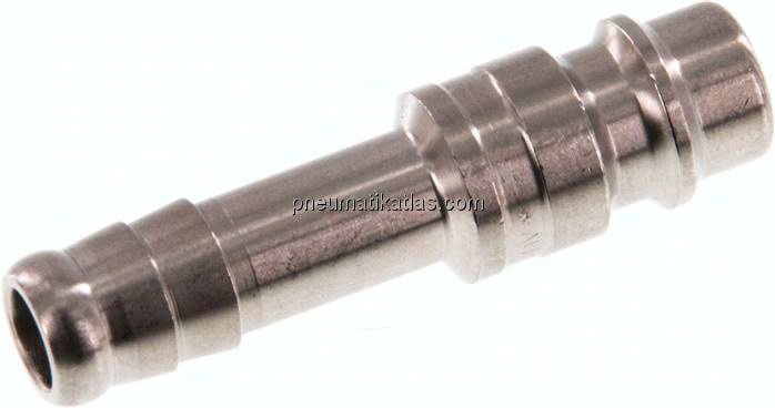 Kupplungsstecker (NW7,2) 8 (5/16")mm Schlauch, Edelstahl