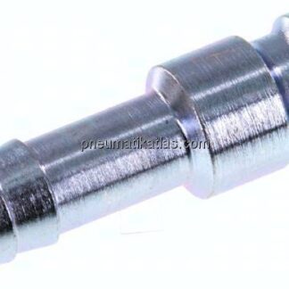 Kupplungsstecker (NW7,2) 8 (5/16")mm Schlauch, Stahl gehärtet & verzinkt