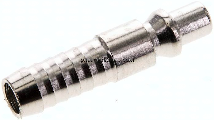 Kupplungsstecker (ARO/ORION) 9 (3/8")mm Schlauch, Stahl gehärtet & vernickelt
