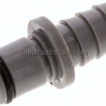 Kupplungsstecker (LC) mit Schlauchtülle, Polypropylen (grau)