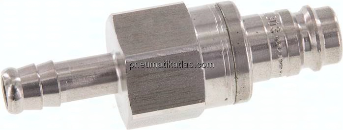 Kupplungsstecker (NW10) 9 (3/8")mm Schlauch, Edelstahl