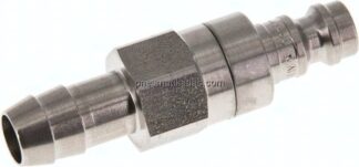 Kupplungsstecker (NW5) 9 (3/8")mm Schlauch, Edelstahl