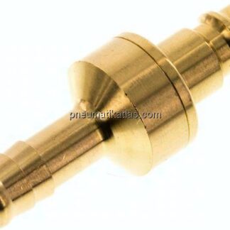 Kupplungsstecker (NW7,2) 9 (3/8")mm Schlauch, Messing