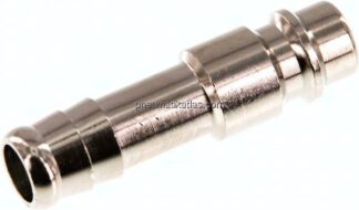 Kupplungsstecker (NW7,2) 9 (3/8")mm Schlauch, Messing vernickelt