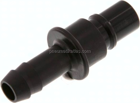 Kupplungsstecker (NW7,2) 9 (3/8") mm Schlauch, POM offen