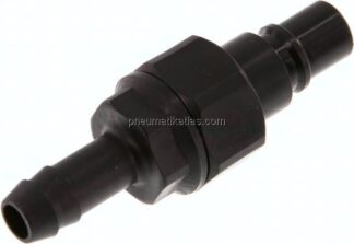 Kupplungsstecker (NW7,2) 9 (3/8") mm Schlauch, POM absperrend