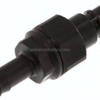 Kupplungsstecker (NW7,2) 9 (3/8") mm Schlauch, POM absperrend