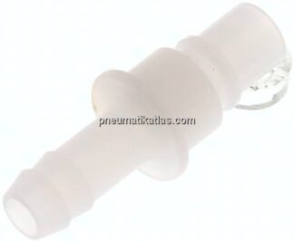 Kupplungsstecker (NW7,2) 9 (3/8") mm Schlauch, PVDF offen