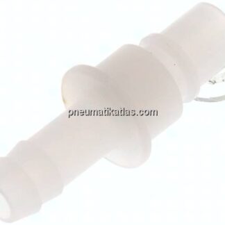 Kupplungsstecker (NW7,2) 9 (3/8") mm Schlauch, PVDF offen