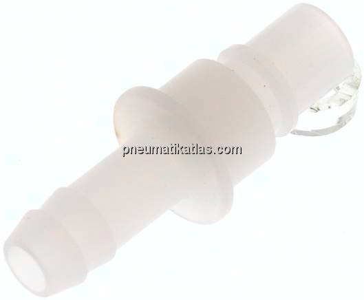 Kupplungsstecker (NW7,2) 9 (3/8") mm Schlauch, PVDF offen