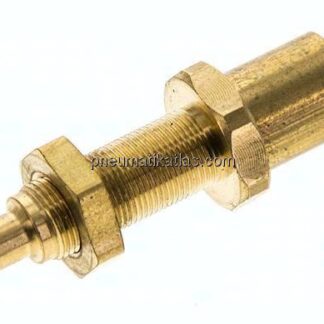 Schott-Kupplungsstecker (NW2,7) 4mm Schlauch, Messing