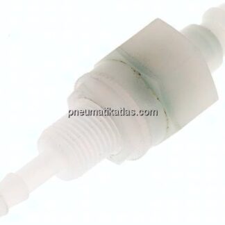 Schott-Kupplungsstecker (NW5) 4mm Schlauch, PVDF
