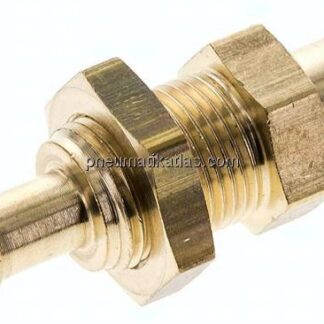 Schott-Kupplungsstecker (NW5) 6 (1/4")mm Schlauch, Messing