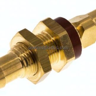 Schott-Kupplungsstecker (NW5) 9 (3/8")mm Schlauch, braun, Dreieck 9,5 mm