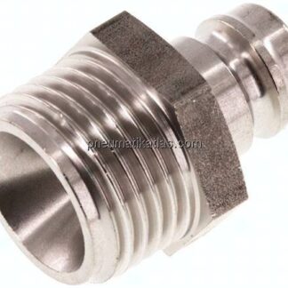 Temperierkupplungsstecker 13mm Zapfen,G 1/2"(AG)