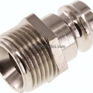 Temperierkupplungsstecker 13mm Zapfen,G 3/8"(AG)