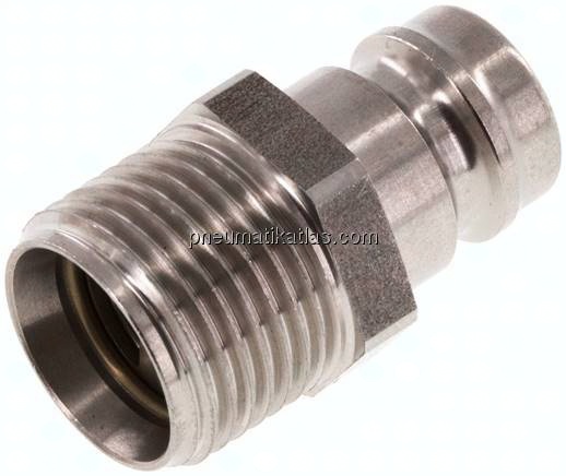 Temperierkupplungsstecker 13mm Zapfen,G 3/8"(AG)