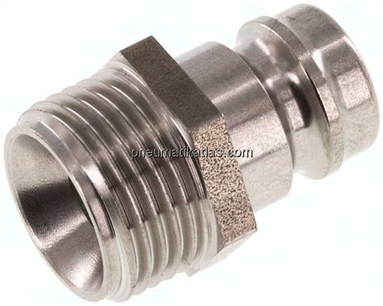 Temperierkupplungsstecker 13mm Zapfen,G 3/8"(AG)