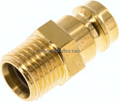 Temperierkupplungsstecker 13mm Zapfen,M 14x1,5(AG)