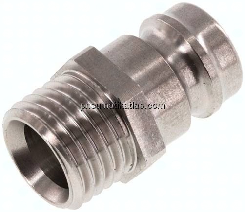 Temperierkupplungsstecker 13mm Zapfen,M 14x1,5(AG)