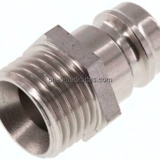 Temperierkupplungsstecker 13mm Zapfen,M 16x1,5(AG)