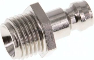 Temperierkupplungsstecker 9mm Zapfen,G 1/4"(AG)